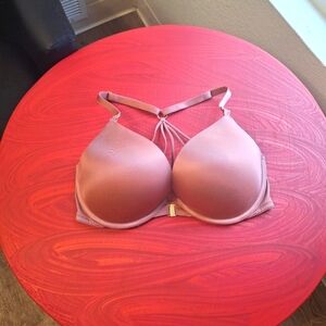 Victoria’s Secret Bombshell Push Up Front Closure Bra Strappy Racer Back 34 D
